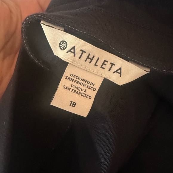 Athleta Blue Floral Print Trekkie North HighRise QuickDry UPF50+ Joggers NWOT 18 - Picture 10 of 16